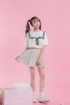 ICECREAM12 In The Rustling Wind Mini Skirt – Somethin' Sweet Female References, Photo Study, Cute Asian Fashion, Skater Skirts, Creative Portrait Photography, Kawaii Fashion Outfits, Skirt Mini, Shirt Dress Style, American Fashion