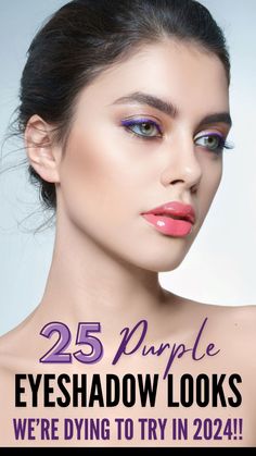 Not ready to rock a full lid of purple eyeshadow? Try a subtle look like this! Elevate your makeup game with 25 beautiful purple eyeshadow looks perfect for any occasion. From lavender to bold plum, there's a shade for everyone! Click through for all the purple eyeshadow inspiration you need! Photo credit:zagorodnaya/Shutterstock.com Eyeshadow Inspiration, Aging Makeup, Deep Set Eyes, Anti Aging Makeup, 2024 Goals, Purple Eye Makeup