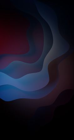 an abstract blue and red background with wavy lines on the bottom right corner, in dark colors