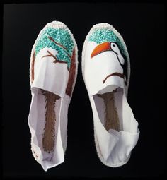 Comfortable and cool for the summer, UbiKuka's espadrilles are custom made and hand sewn in Spain. You can choose any of the designs you can see or ask for a personal one. Your name can also be added on the side of the espadrille. All of these are made with own desings and hand painted with textile markers so you can hand wash safely if dirty (except for the esparto part). There's a wide range of sizes and colours; you just need to specify your size and the colour you want. Available colours: wh Flat Espadrille, Coral Color, Womens Slippers, Hand Sewn, Your Name, Baby Blue, Hand Sewing, Slip On Sneaker, Markers