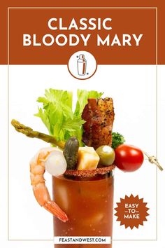 The best Bloody Mary recipe is the one you make yourself. Drink up the classic tomato juice cocktail dressed up with your favorite garnishes! Blue Cheese Stuffed Olives, Brunch Celebration, Pickled Okra, Best Pumpkin Pie, Brunch Drinks, Pickled Veggies, Brunch Cocktails, Best Breakfast Recipes, Tomato Juice