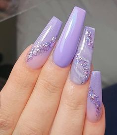 Visit the blog for more pastel nails ideas, to brighten up your hands. This aesthetic works well for summer and spring. Recreate cotton candy looks in light yellow, pink and more. Cute short simple acrylic designs, you'll love at Emerlyn Closet. Light Purple Nails, Nails Easter, Nails Cute, Nails 2022