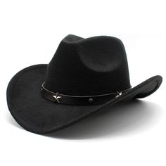 SAFE & SECURE SHOPPING 100% SATISFACTION GUARANTEED FAST SHIPPING Classic Cowboy Hat for Women and Men Western Style Wide Brim Fedora Hat US Product Description 65% cotton, 35% polyester -Hand wash only -Material: 65% cotton, 35% wool High quality material denim hat denim hat fashion, comfortable, soft, suitable for all day wear. -Hat size: This black felt Western denim hat has a circumference of 56-58 cm/22.05-22.83 inches; Brim width: 7cm/2.76 ", suitable for most women, men, older children, boys, and girls -Black Cowboy Hat: Our Western Hat can dress up any cowboy or cowboy girl! Clothing parties, bridal showers, cowboy themed birthday parties, cowboy baby showers, adult and teenage boy girl themed party hats. -Detachable belt buckle: Classic retro design with buckle belt, making you mo Cowboy Themed Birthday Party, Music Hat, Modern Cowboy, Black Cowboy Hat, Cowboy Baby Shower, Classic Cowboy, Cowboy Girl, Western Hat, Black Cowboy