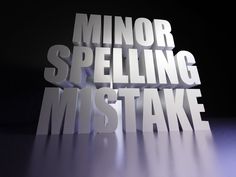 the words minor or spelling must take place in front of a black and white background