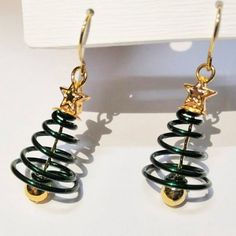 Good for going party or banquet Real Hoops Stin Earrings Dressy Earrings Sequin Earrings Large Earrings for Women Statement Size: One Size.  Color: Green. Spiral Christmas Tree, Antler Earrings, Christmas Tree Earrings, Mini Hoop Earrings, Earring Tree, Women Christmas, Christmas Mood, Holiday Jewelry, Xmas Party