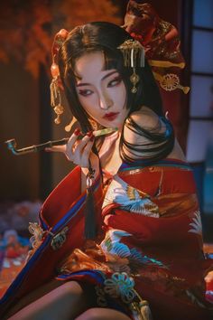 Kimono Poses Reference, Chinese Cosplay, Human Reference, Poses References