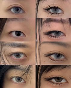 Makeup Looks For Small Eyes, Fox Eye Makeup, Makeup Layout, Monolid Makeup, Cute Eye Makeup, Face Art Makeup, Ulzzang Makeup, Face Makeup Tips