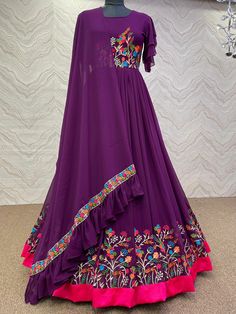 Indian Anarkali Dresses, Indian Anarkali, Gown With Dupatta, Long Frocks, Heavy Embroidery, Designer Outfits, Indian Designer Outfits, Anarkali Dress