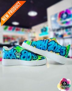 airbrush custom spray paint  Airbrush Custom Rock the 80's Shoes shirts hats shoes outfit  graffiti 90s 80s design t-shirts  AirbrushBrothers shoes Artistic Blue Custom Sneakers With Waterproof Paint, Artistic Blue Custom Sneakers For Streetwear, Artistic Custom Blue Sneakers For Streetwear, Customizable Multicolor Sneakers For Streetwear, Artistic Blue Sneakers With Custom Artwork, Custom Multicolor Sneakers With Custom Artwork, Custom Multicolor Sneakers With Artwork, Artistic Hand Painted Custom Sneakers For Streetwear, Artistic Custom Sneakers With Custom Artwork For Streetwear