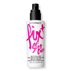 Fix+ Stay Over Alcohol-Free 16HR Setting Spray - MAC | Ulta Beauty Mac Setting Spray, Hydrating Setting Spray, Mac Fix, Mac Foundation, Fixing Spray, Benefit Makeup, Foundation Colors, Makeup Setting Spray, Mac Pro