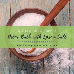 This essential oil detox bath recipe is a simple way to rest the mind and body while ridding toxins from the body by soaking in a hot bath with epsom salt. Epsom Salt Diy Recipes, Homemade Bath Melts, Frankincense Benefits, Eliminate Toxins, Epsom Salt Bath, Diy Essential Oil Recipes, Essential Oils For Massage