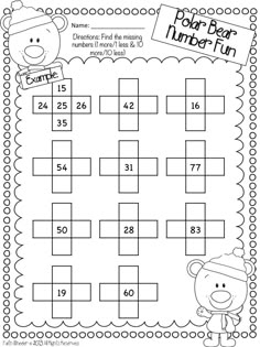 a printable worksheet for the number ten