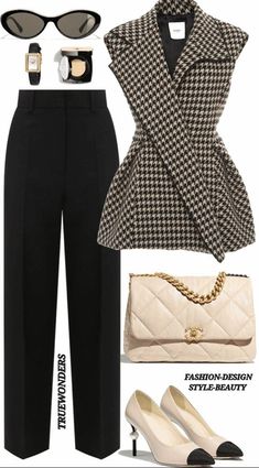 Professional Black And White Outfits, Dress Combination For Women, Boss Lady Outfit, Luxury Photography, Professional Outfits Women, Women's Suits, Corporate Outfits, Business Casual Outfits For Work