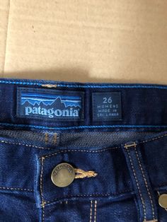 Patagonia Dark Denim Slim Fit Women's Jeans size 26. This is a great pair of pants from an iconic and great company in Patagonia. Dark blue jeans, made from great quality and with plenty of life left in these ones. Denim Trends, Dark Blue Jeans, Womens Jeans, Vintage Adidas, Pair Of Pants, Mom Style, Dark Denim, Track Jackets, Black Adidas