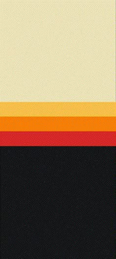 an orange, yellow and black background with horizontal lines on the bottom right corner that are parallel to each other