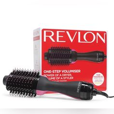 Revlon, Pink/Black, Brand New With The Box, Never Used Revlon Hair Dryer Brush, Revlon Hair Dryer, Helen Of Troy, Revlon Professional, Cool Gifts For Teens, Blow Dry Brush, Hair Dryer Brush, Styling Brush, Hair Detangler