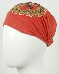 This fabulous orange hippie headband is vibrant, hand-made, and hand-embroidered cotton headgear. It has a lime green peace sign with embroidery in different colored threads to give it a characteristic hippie look. Collect it all together into a band on the forehead or spread to cover the head. With an elastic band at the back, there is no struggle with it slipping down or slide up. It`s a beautiful accessory for any occasion from festivals and events to casual days around the house! These uniqu Hippie Festival Headwrap One Size, Hippie Festival Bandana Headband, Bohemian Bandana Headband For Festival, Bohemian Bandana Styled As Headband For Festivals, Adjustable Bohemian Headwrap For Festivals, Hippie Bandana For Festivals, Hippie Headband For Summer Festivals, Hippie Festival Bandana One Size Fits Most, Hippie Style Headband For Summer Festivals