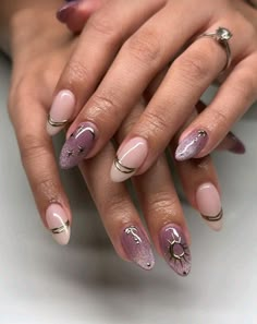 Heart Nail Designs, Art Deco Nails, Nails Now, French Tip Acrylic Nails, Cute Gel Nails, Cat Eye Nails, Hot Nails, Heart Nails