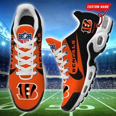 Cincinnati Bengals NFL Air Max Plus Sport Sneakers For Fan Gifts Sporty Lace-up Basketball Shoes For Sports Events, Fade-resistant Basketball Shoes For Sports Events, Custom High-top Fade-resistant Sneakers For Sports Events, Fade-resistant High-top Custom Sneakers For Sports Events, Sporty Custom Black Sneakers For Sports Events, Sporty Black Custom Sneakers For Sports Events, Fade-resistant Synthetic Basketball Shoes For Sports Events, Fade-resistant Synthetic Basketball Shoes For Sports, Breathable Lace-up Basketball Shoes For Sports Events