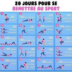 a poster showing how to do the 30 - minute workout for women in different positions