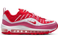 Nike Air Max 98, Red Magic, Air Max 98, Nike Air Max For Women, Casual Running Shoes, Sneaker Games, Iconic Design, Gym Shoes, Coral Blue