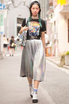 via Tokyo Street Style Japanese Fashion Street Tokyo Style, Japanese Streetwear Women, French Style Outfits, Street Style Tokyo, Japanese Street Wear, Japan Fashion Street, Harajuku Tokyo, Harajuku Fashion Street