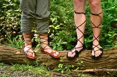 Handcrafted leather sandals for any summer adventure! Lace them four different ways to switch up your look. High Heel Thong Sandals, Camping Shoes, Sheepskin Boots, Summer Adventures, Lace Up Sandals, Vegan Shoes, Handcrafted Leather, Mens Sandals, Sedona