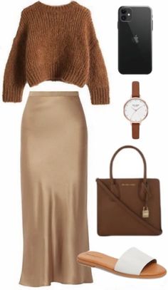 Winter Date Outfits, Outfit Chic, Silk Outfit