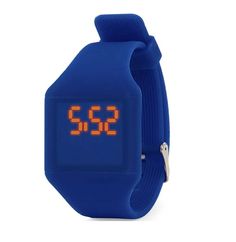 Digital watch for kids! blue color Blue Casual Watch With Round Dial, Casual Blue Watch Accessories With Round Dial, Casual Blue Watch With Round Dial, Casual Blue Watches With Round Dial, Casual Blue Watch With Stopwatch, Trendy Blue Watch For Gift, Casual Blue Watch Accessories, Blue Digital Watch With Stopwatch And Round Dial, Digital Watch