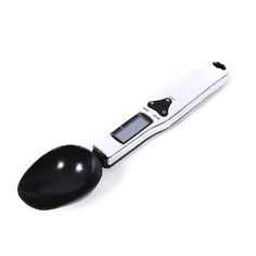 an electronic thermometer on a white background with clipping area for text or image