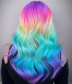 Unique Hair Colors, Hair Expo, Pulp Riot Hair Color, Cotton Candy Hair, Sophisticated Hairstyles, Pulp Riot Hair, Colourful Hair