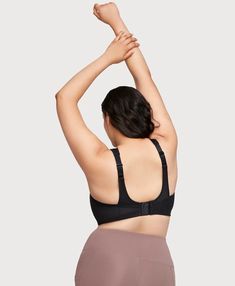 No-Bounce Camisole Elite Sports Bra Black | Glamorise Plus Size Bras Functional Compressive Sports Bra With Built-in Bra, Micro-elastic Sports Bra With Built-in Bra, Supportive Full Coverage Sports Bra With Built-in Bra, Black Shapewear With Built-in Bra For Sports, Black Mesh Sports Bra With Built-in Bra, Supportive Sports Bra With Built-in Bra, Full Coverage Activewear With Built-in Bra For Training, Compressive Full Coverage Sports Bra With Built-in Bra, Compression Shapewear With Built-in Bra For Yoga