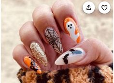 🎃 Get ready to spookify your nails this Halloween with these wickedly cute designs! 💅🏼 From creepy crawly spiders to ghostly ghouls, these nail art ideas will have you howling with delight. #HalloweenNails #NailArt #SpookySeason #TrickOrTreatYoSelf #GhoulishGlam #WitchyVibes #Boo-tifulNails #FangtasticManicure #NailGoals #HalloweenHype 🕷️👻🎃 Black Halloween Nails, Holloween Nails, Spooky Chic, Halloween Acrylic Nails, Halloween Press On Nails, Cute Halloween Nails, October Nails, Halloween Nail