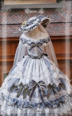 Elpress L -Tomorrow is Another Day- Vintage Classic Lolita Dress Victorian Dress Gown, Fairytale Dress