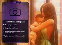 Parent Poses, Sims Pregnant, Sims 4 Traits, Single Parent, Child Smile, Sitting Poses, Family Posing