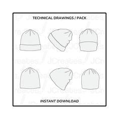 the instructions for how to draw beanies