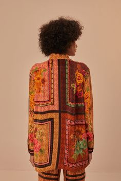 Charming Garden Scarves Long Sleeve Shirt – FARM Rio Long Sleeve Multicolor Cotton Kimono, Farm Rio Puffer Jacket, Folk Style Multicolor Embroidered Long Sleeve Kimono, Bohemian Multicolor Block Print Scarves, Farm Rio Cardigan, Bohemian Scarves, Scarf Shirt, Farm Rio, Charming Garden