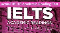 an advertisement for ielts reading test