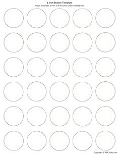 the printable circles for each circle