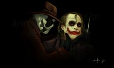 the joker and his companion are in the dark