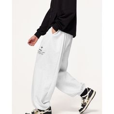 Autumn Wide Leg Hip Hop Dance Sweatpants  Material: 63%Cotton+37% Polyester   Size: S, M, L, XL, Color: Blue, Black, Light Gray, Purple  Season: Spring, Autumn,   Occasion: Leisure, Outdoor, Daily, Vacation Winter Wide Leg Streetwear Bottoms, Baggy Gray High-waisted Pants, Gray Baggy High-waisted Pants, Winter Wide Leg Bottoms For Streetwear, Wide Leg Bottoms For Winter Streetwear, Hip Hop Style Cotton Bottoms For Spring, Winter Full-length Cotton Bottoms, White Hip Hop Bottoms For Streetwear, Winter Cotton Full Length Bottoms