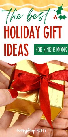 the best holiday gift ideas for single moms