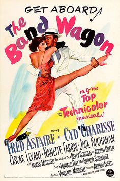 an old movie poster with a man and woman dancing in front of the caption