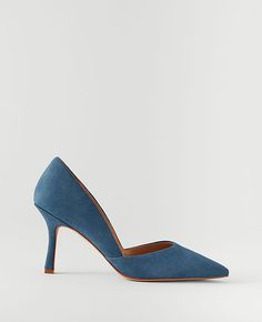 Elevate your style with the Ann Taylor New Azra Suede Pumps, a testament to sophistication and comfort. These pumps feature a sleek, pointy toe design and are crafted from rich, underwater teal suede that adds a pop of color to any outfit.

- Size: 9
- Color: Underwater Teal
- Material: Leather
- Gender: Female
- Heel Height: 3 1/4 inches

Perfect for both office and evening wear, these pumps come with a padded footbed to ensure comfort throughout the day. The artfully contoured shape enhances t Suede Kitten Heels With 4-inch Heel, Suede Kitten Heels With Pointed Toe And 4-inch Heel, Suede Heels With Heel Tab For Work, Fitted Suede Heels With Reinforced Heel, Suede Heels With Wrapped Heel And Almond Toe, Suede Almond Toe Heels With Wrapped Heel, Fitted Suede Court Shoes With Sculpted Heel, Suede Pointed Toe Court Shoes With 4-inch Heel, Suede Court Shoes With Deep Heel Cup