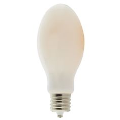 a white light bulb on a white background