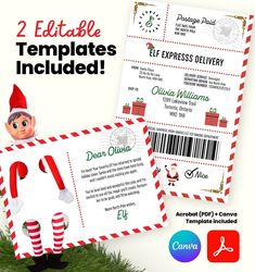 two editable templates included for elf expressivities