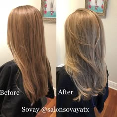 Few Layers Haircut, Long Hair With Shorter Front Layers, Different Styles Of Layered Hair, Blended Long Layers Straight, Light Layers On Medium Hair, Front And Back Layered Haircut, 180 Degree Long Layered Cut, Long And Short Layers On Long Hair, Wavy Hair Layers Medium Length