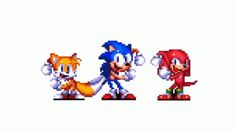 sonic the hedgehog, person and tails