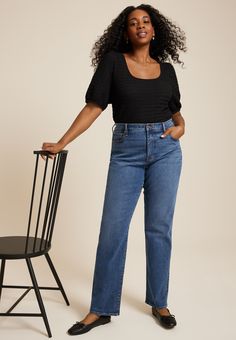 Exclusively At Maurices Our Sculpt Jeans Have A Body-Hugging Stretch That Hold You In And Smooths You Out. It's Next Level Shaping Where You Want It Most. Add To Your Cart Today!.mar-Pdp-Section .mar-Product-Description {Color: #000;}.mar-Pdp-Section .mar-Product-Description Ul .mar-Pdp-Section .mar-Product-Description Ul>Li {Margin-Left: 10Px;padding-Left: 10Px;}.mar-Pdp-Section .mar-Product-Description .mar-Product-Description-Content Ul Li{List-Style-Type: Disc;margin: 0 0 5Px;padding-Left: 5 Maurices Plus Size, M Jeans, List Style, Long Shorts, Plus Size Jeans, A Plus, Top Shoes, Straight Jeans, Women's Jeans