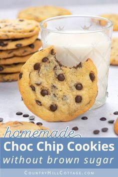 homemade chocolate chip cookies without brown sugar